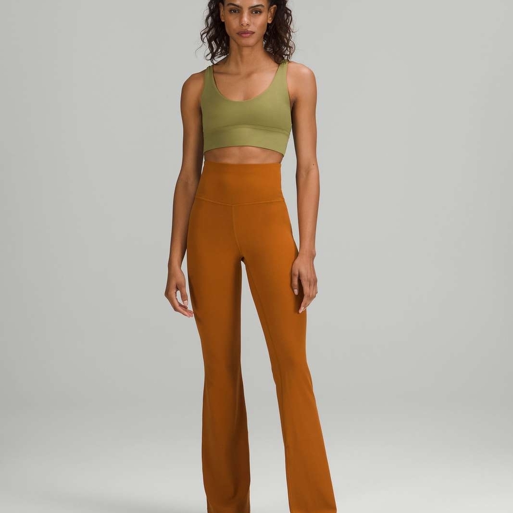 Lululemon Athletica Rust Flare Leggings - Picture 7 of 9